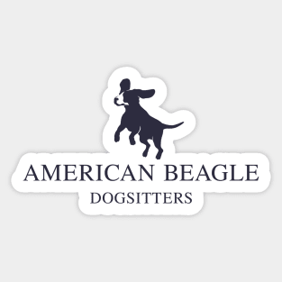 American Beagle Sticker